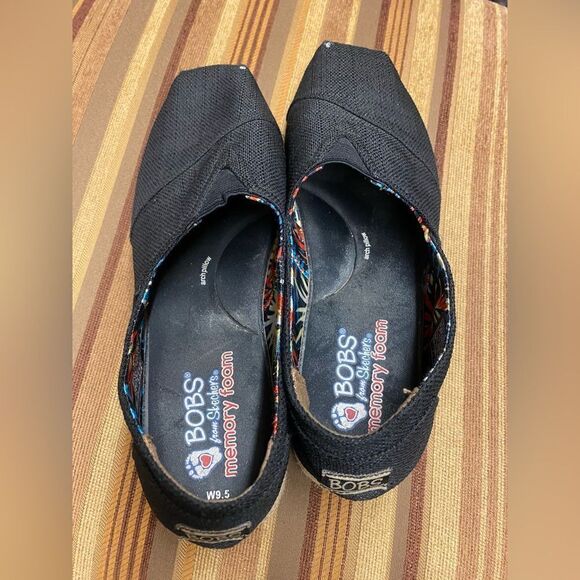 Bobs by Sketchers Ladies 9.5W Black Sneakers - Picture 4 of 5